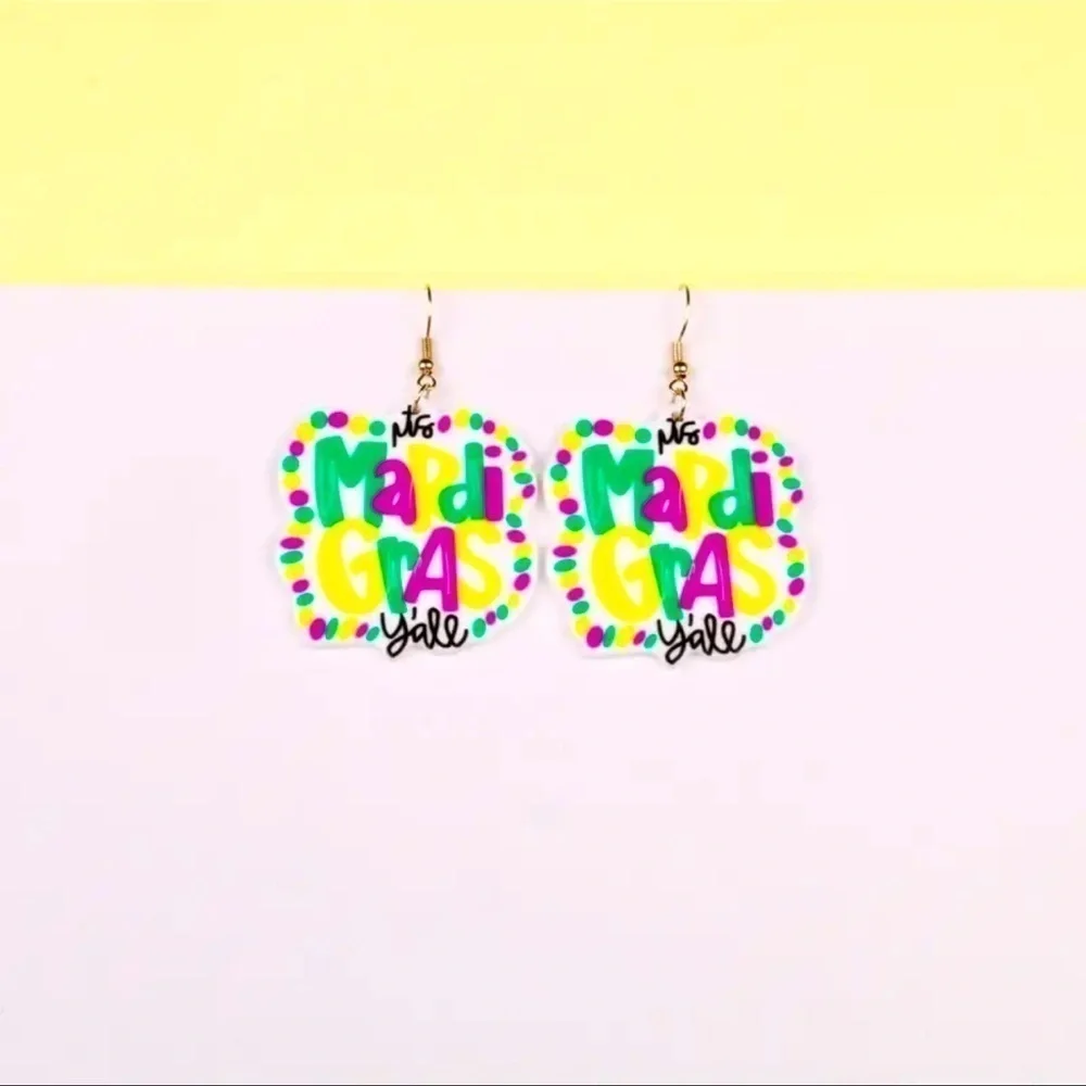 It’s Mardi Gras Y’all! Earrings